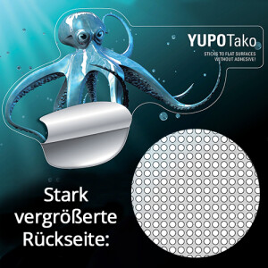 wiederverwendbare Aufkleber - Yupo&reg; Saugnapffolie