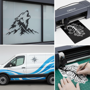 mehrfarbige Folienplots