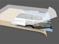Neongr&uuml;ne Promotion Aufkleber -  kostenlose Aufkleber Stickerbomb