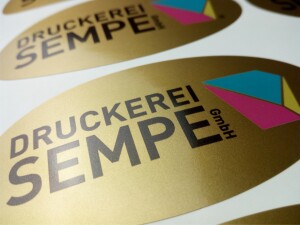 Goldene Etiketten