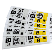 temperaturbeständige Datamatrix-Code Aufkleber &...
