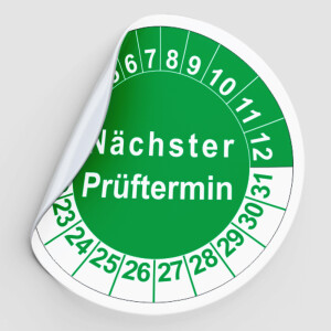 Mehrjahresprüfplaketten 80 x 25 mm...