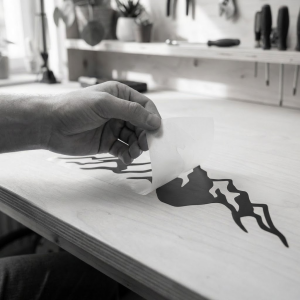 Aufkleber ohne Hintergrundfolie