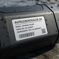 Typenschilder Leistungsetiketten f&uuml;r besondere Beanspruchung