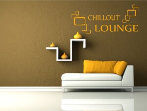 Wandtattoo &quot;Chill Out LOUNGE&quot;