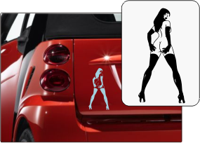 Aufkleber "sexy girl"