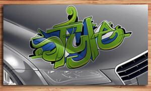 Aufkleber f&uuml;rs Auto, Autoaufkleber Graffiti Style &quot;style Aufkleber&quot;