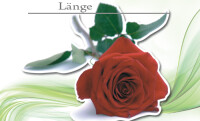 Blumenaufkleber im Druck &quot;Rosen&quot;