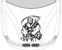Autoaufkleber für die Motorhaube "Aufkleber der...