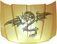 Dragon Decal - Carstyling Drachen Autoaufkleber