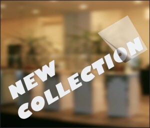 newcollection Aufkleber im Folienschnitt, freistehend