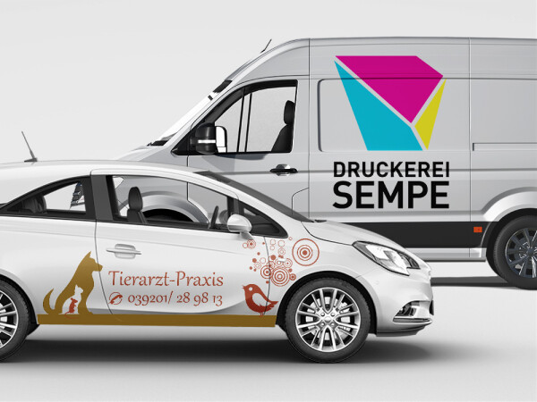 Autoaufkleber plotten lassen