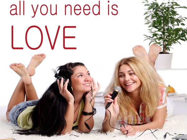 Wandtattoo "all you need is Love sticker..."
