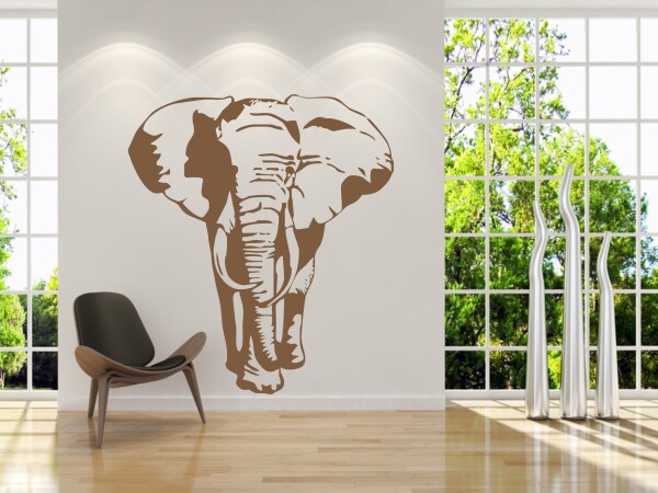 Wandaufkleber "Elephantenaufkleber"
