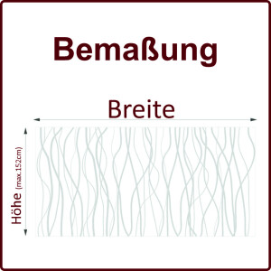 Fenster Sichtschutzfolie mit Motiv &quot;Schilf&quot;