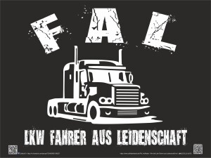 FAL Aufkleber - Wir sind Lkw Fahrer aus Leidenschaft