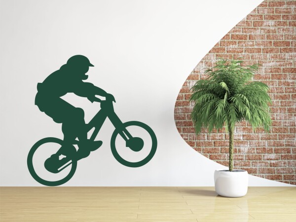 BMX Biker Aufkleber Tattoo Wandaufkleber