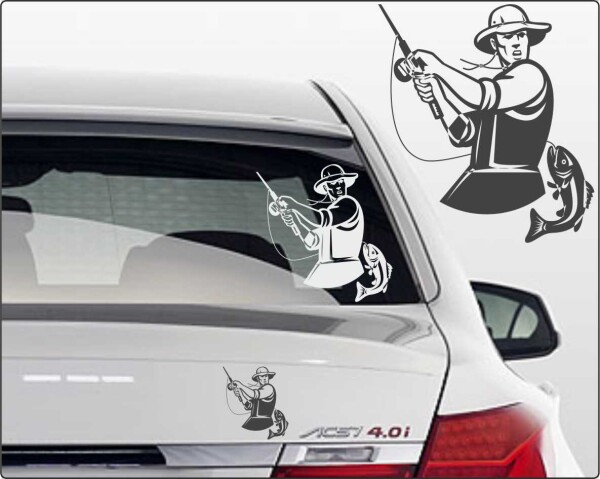 Autosticker angeln