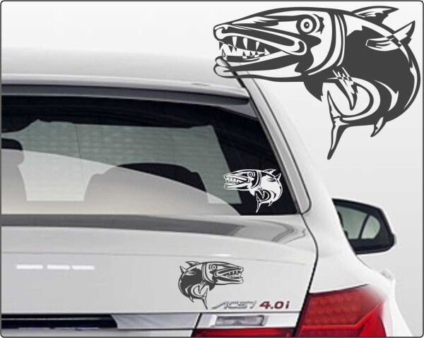 Autosticker Angler angeln